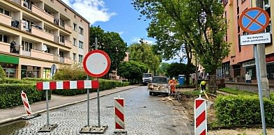Ostróda: Ul. Grunwaldzka od dziś częściowo zamknięta dla ruchu kołowego