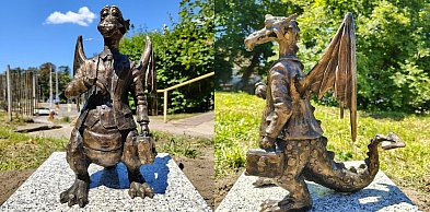 Ostróda ma już szóstego smoka! Do rodziny dołączył długo wyczekiwany Spóźnialski