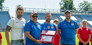 W AP Sokół Ostróda pożegnano trenerów: Dariusza Gergolę, Grzegorza i Pawła Sobotkę