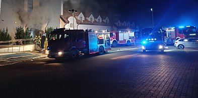 Olsztyn: Nocny pożar w hotelu Ukiel - dawnym hotelu Pirat-105147