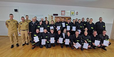 Morąg: 31 druhów OSP ukończyło szkolenie podstawowe w Komendzie Powiatowej-105366