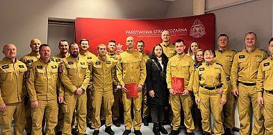 Dwóch nowych strażaków złożyło ślubowanie w Komendzie Powiatowej PSP w Ostródzie-105450