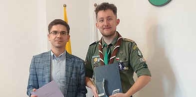 Dominik Jeffrey Rimaszauskas z Morąga laureatem ogólnopolskiego konkursu!-106029