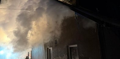 Leszcz: Nocny pożar domu w gminie Dąbrówno-106633