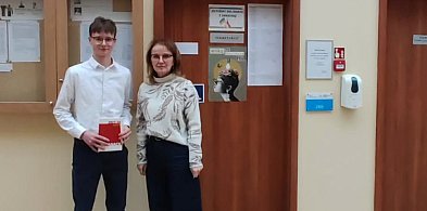 Spektakularny sukces ucznia Bażyniaka Franciszek Freigin finalistą