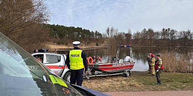 Ostróda: Nad Jeziorem Sajmino trwają poszukiwania zaginionego Ostródzianina