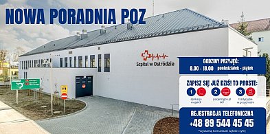 Poradnia Podstawowej Opieki Zdrowotnej już działa w Szpitalu w Ostródzie