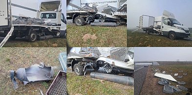 Frąknowo: Wybuch butli CNG w dostawczaku na S7