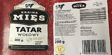 PILNE! Salmonella w tatarze sprzedawanym w znanej sieci! Uważajcie!