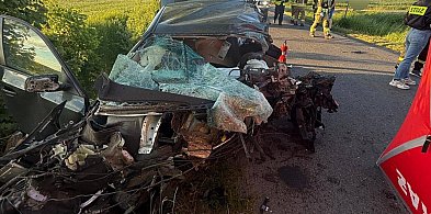 Bartoszyce: Tragiczny wypadek. BMW uderzyło w drzewo - nie żyje 21-letni kierowca