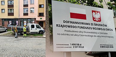 Ostróda: Ruszył remont ul. Grunwaldzkiej. Na początku prace porządkujące teren