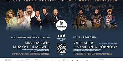 Ostróda: Wkrótce wielkie muzyczne swięto: 10. edycja Arena Festival Film & music!