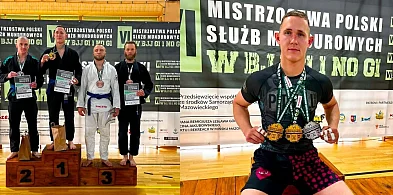 Żołnierz z Morąga podwójnym Mistrzem Polski w brazylijskim jiu-jitsu!