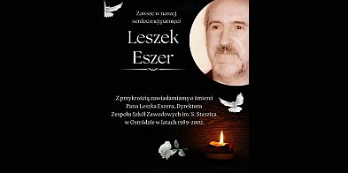 Odszedł Leszek Eszer – wieloletni dyrektor i nauczyciel ZSZ im. S. Staszica-104519