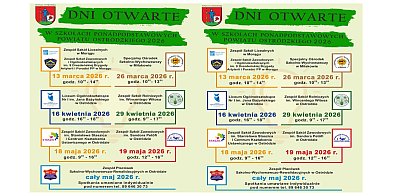 Dni otwarte w szkołach ponadpodstawowych Powiatu Ostródzkiego 2026