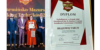 ZSZ im. St. Staszica i CKU w Ostródzie z najlepszym technikum w powiecie