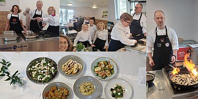 Nauczyciele z ostródzkiego ekonomika uczyli się jak przyrządzić ośmiornicę