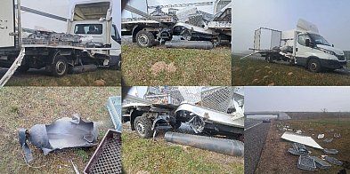 Frąknowo: Wybuch butli CNG w dostawczaku na S7