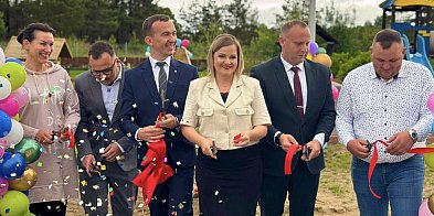 Gm. Kurzętnik: Nowy plac zabaw oficjalnie otwarty. To n