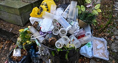 Cmentarze po Wszystkich Świętych toną w śmieciach-104398