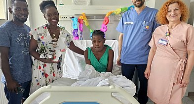 Cristina z Angoli, której życie uratowali olsztyńscy chirurdzy, wróciła p