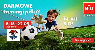 Piłkarska wiosna w BIG Ostróda. Bezpłatne treningi dla dzieci z Sokołem!