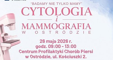 Ostróda: Bezpłatna cytologia i mammografia, konsultacje i pomiary już 26 maja