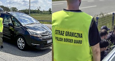 Ełk: Pościg za kurierem migrantów. W aucie przewoził sześć osób, dwie w bagażniku