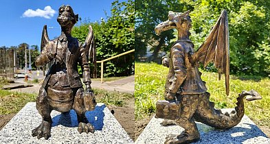 Ostróda ma już szóstego smoka! Do rodziny dołączył długo wyczekiwany Spóźnialski