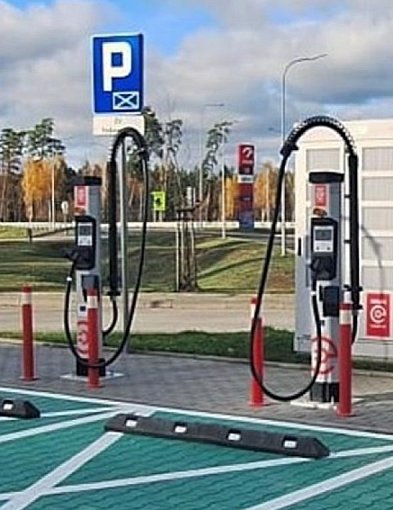 S7: Na MOP Olsztynek Południe otwarto Hub szybkiego ładowania-105390