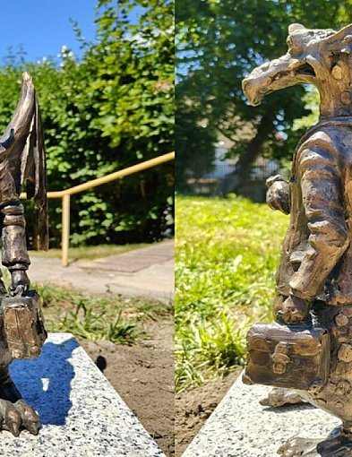 Ostróda ma już szóstego smoka! Do rodziny dołączył długo wyczekiwany Spóźnialski