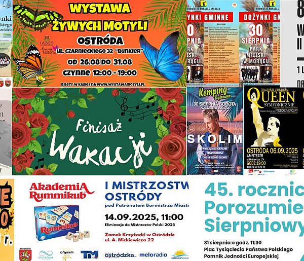 Zobaczcie nasz Kalendarz Wydarzeń w weekend i później w Ostródzie i powiecie!-102582