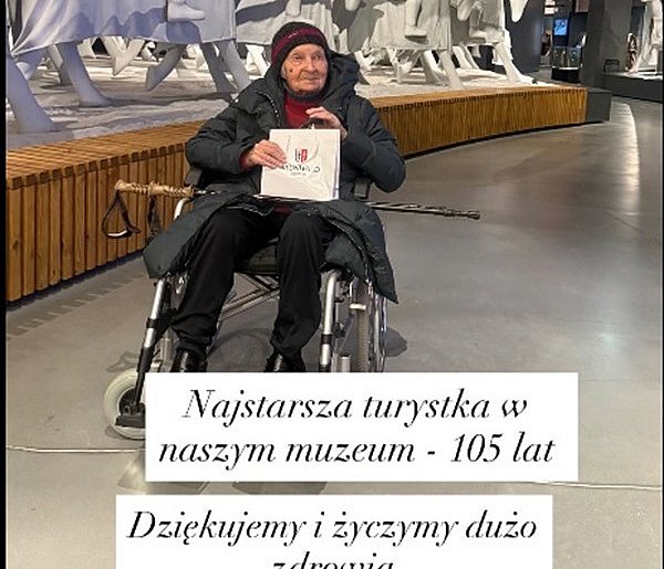 Niezwykły gość - 105-letnia Pani Irena, odwiedziła Muzeum Bitwy pod Grunwaldem-104387