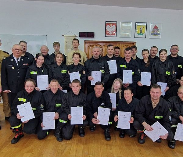 Morąg: 31 druhów OSP ukończyło szkolenie podstawowe w Komendzie Powiatowej-105366