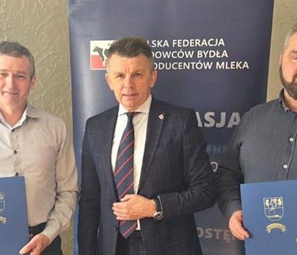 Hubert Küchmeister i Bogdan Chodań nagrodzeni za wyniki w produkcji mleka