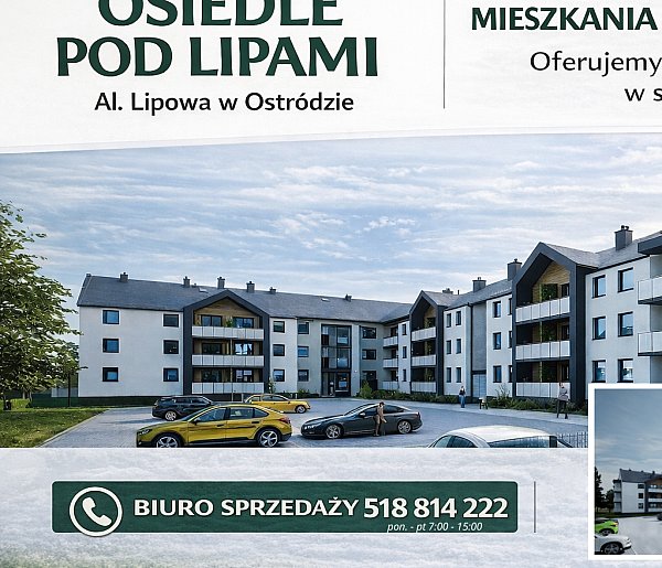 Osiedle pod Lipami w Ostródzie - funkcjonalne mieszkani