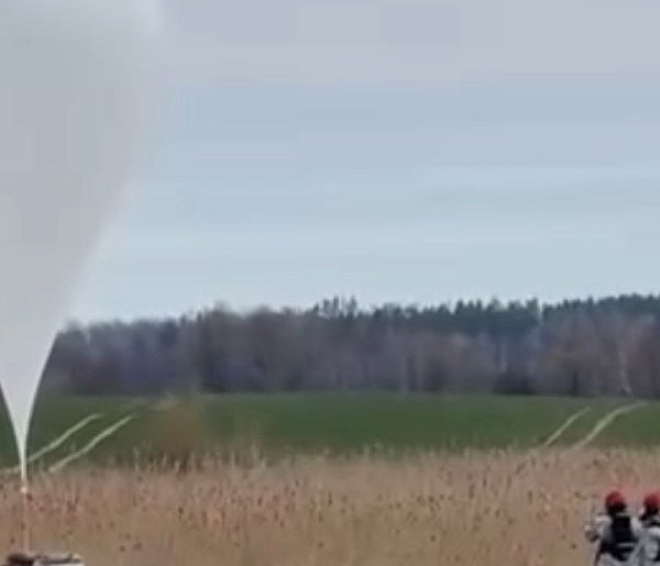 Atak balonów przemytniczych nad regionem warmińsko-mazurskim