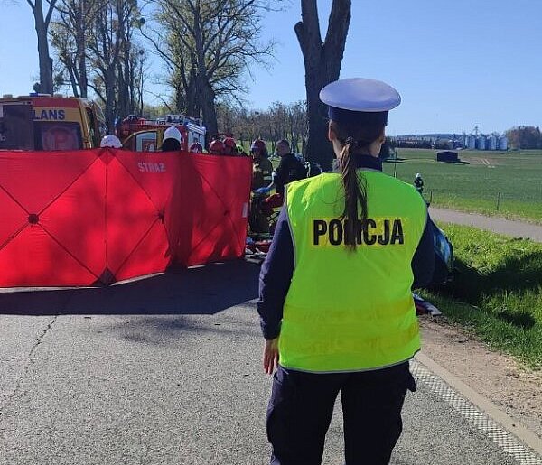 Giżycko: Sprawca tragicznego wypadku, w którym zginął 16-latek, aresztowany