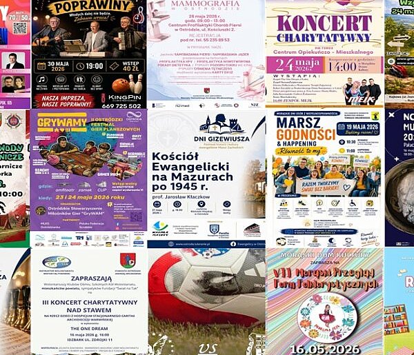 Co? Gdzie? Kiedy? Kalendarz nadchodzących imprez, koncertów i wydarzeń