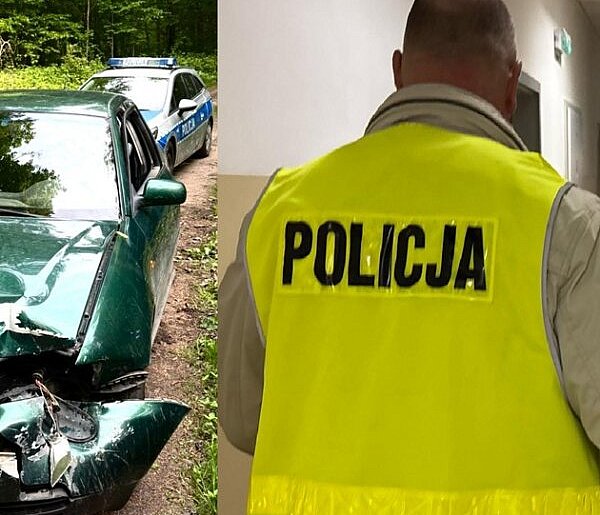Ostróda: Policyjny pościg za pijanym kierowcą Audi, który uszkodził 5 aut!