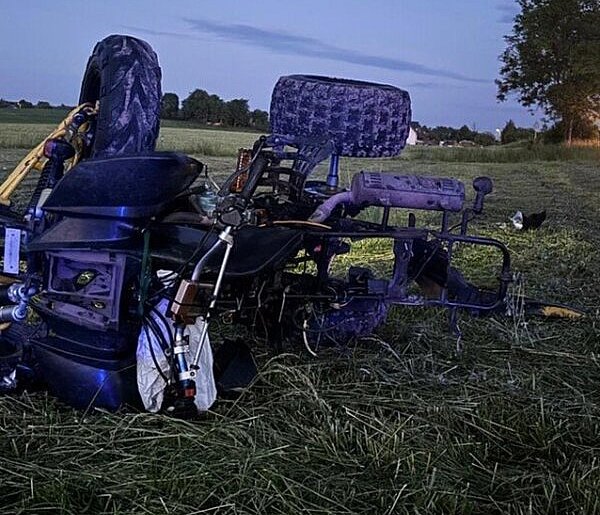 Mazurowo: Dramat pod Ełkiem. 30-latek zginął po uderzeniu quadem w drzewo