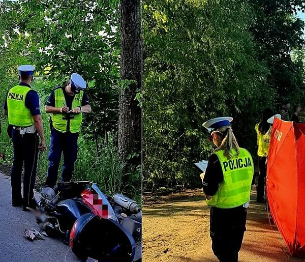 Pow. olecki. Tragiczne zderzenie motocykla z motorowerem. Nie żyje 62-latek