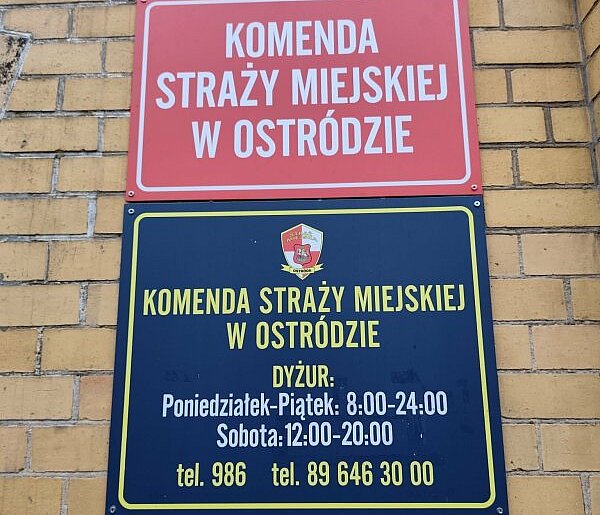 Ostróda: Ponad 5 tysięcy interwencji Straży Miejskiej w 2025 roku