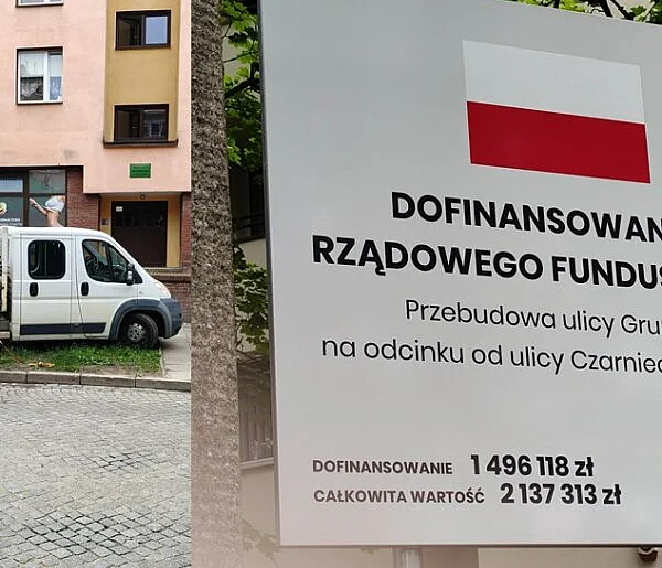 Ostróda: Ruszył remont ul. Grunwaldzkiej. Na początku prace porządkujące teren