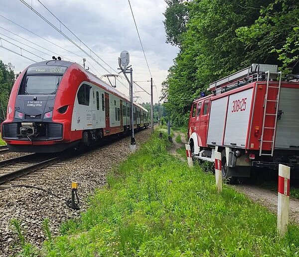 Tragiczne zdarzenie na torach w Biesalu. Nie żyje mężczyzna potrącony przez pociąg