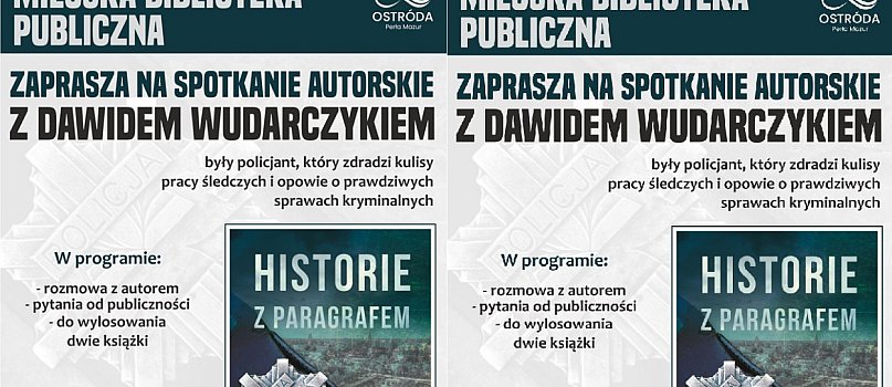Spotkanie autorskie z Dawidem Wudarczykiem w Ostródzie-151097