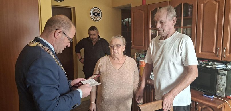 Złote Gody Państwa Teresy i Stanisława Kępów w gminie Łukta