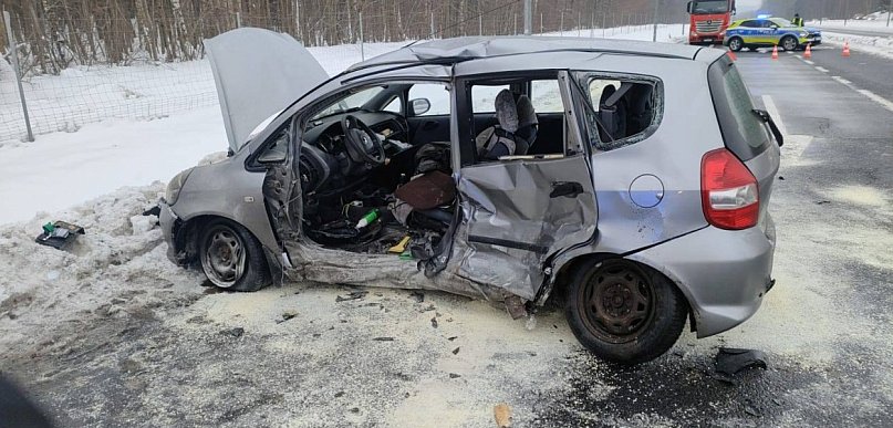 Cerkiewnik: Tragiczny wypadek na DK51. Nie żyje 67-letni kierowca hondy