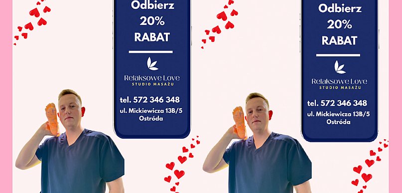 Miłość do relaksu zaczyna się w Relaksowe Love Studio Masażu w Ostródzie