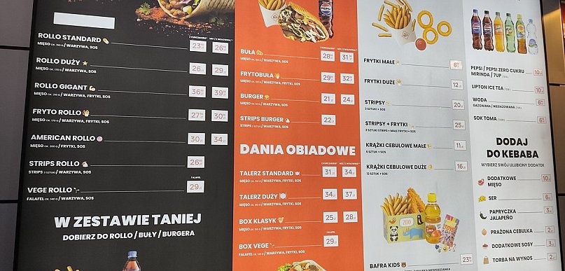 Bafra Kebab Ostróda nad Jeziorem Drwęckim zaprasza na nowe menu!